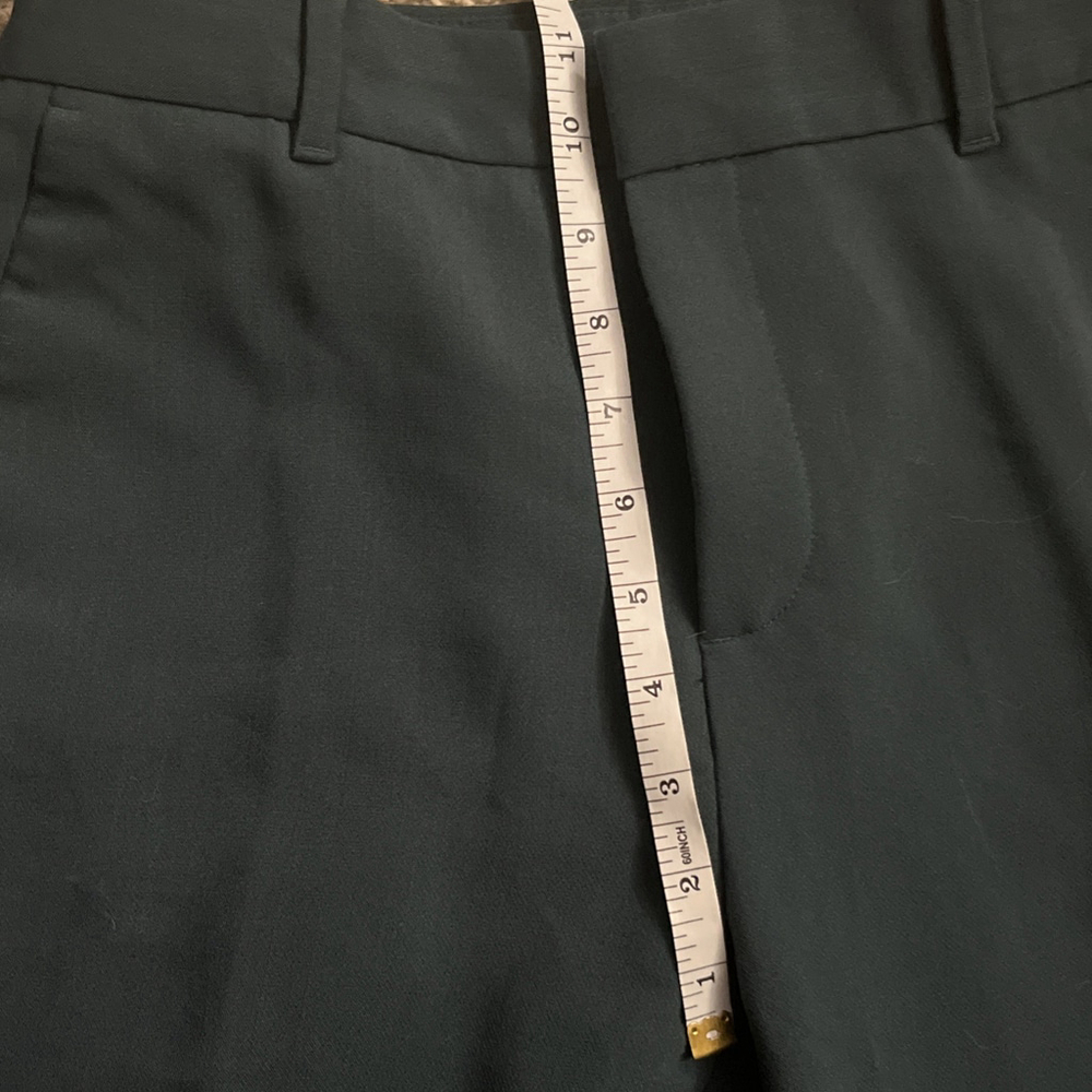New Banana Republic Blue High Rise Stretch Bootcut Pants 32” Size 6 Pleated NWT - Picture 9 of 10